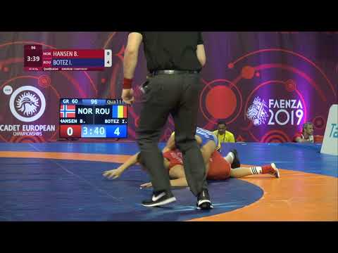 Qual. GR - 60 kg: B. HANSEN (NOR) v. I. BOTEZ (ROU)