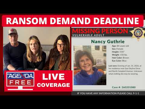 Nancy Guthrie Ransom Deadline Approaches - LIVE Breaking News Coverage (Savannah Guthrie's Mother)