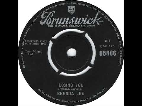 UK New Entry 1963 (72) Brenda Lee - Losing You