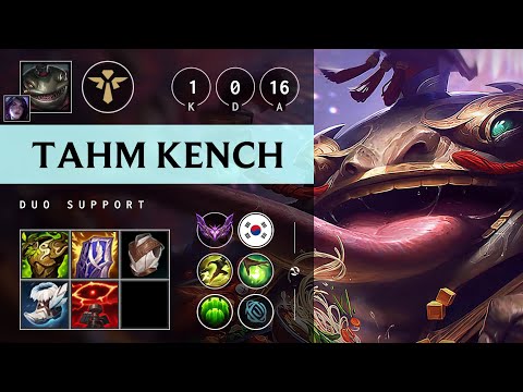Tahm Kench Support vs Mel - KR Master Patch 25.17