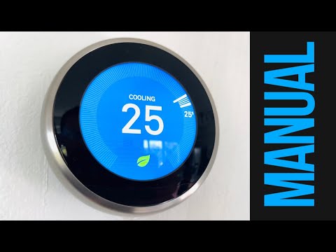 Nest Learning Thermostat Set Up Manual Guide | Google Wi-Fi Smart Learning Thermostat 3rd Gen