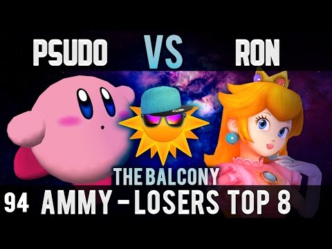 PM @ the Balcony 94 - Ammy//Losers Top 8 ft. Pseudo (Kirby) VS Ron Swanson (Peach)