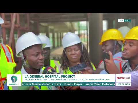 Akandoh Pushes Contractor to Speed Up La General Hospital Construction