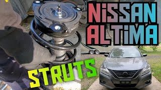 How to replace the front struts on a 2012-2018 Nissan Altima
