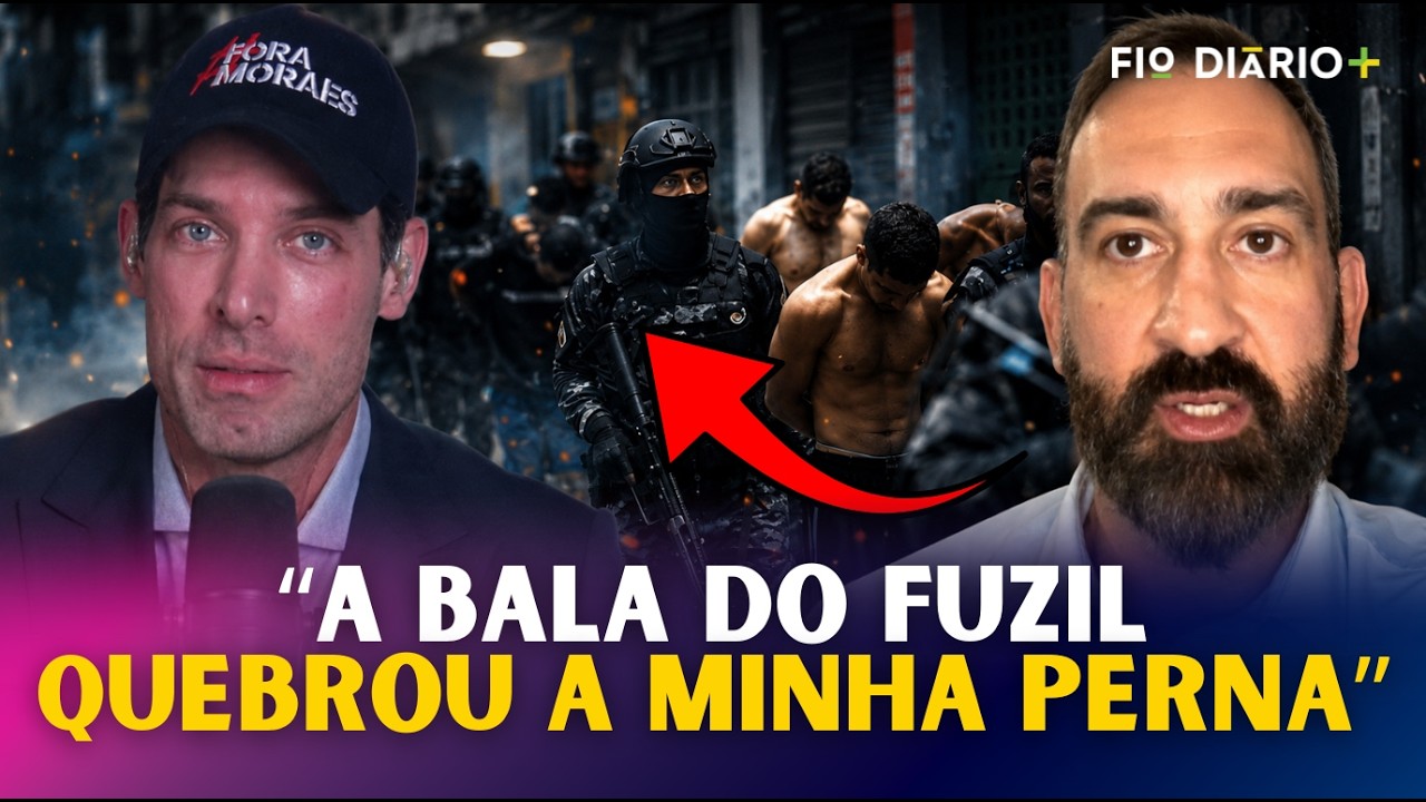 “MEU PRIMEIRO PENSAMENTO FOI REAGIR”, REVELA DELEGADO SOBRE MEGAOPERAÇÃO CONTRA O CV"