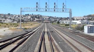 preview picture of video 'Caltrain King St to San Bruno Rear View Express'