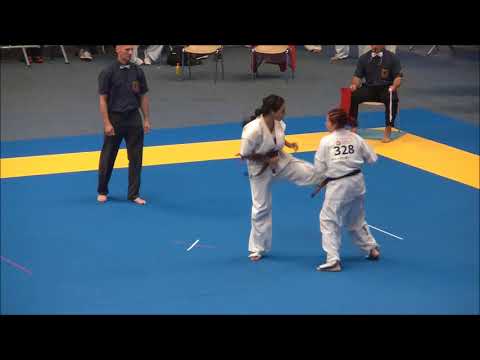 EC2018 Women+65kgs  Camille Haddouche France Vs Baldres Noemi Spain