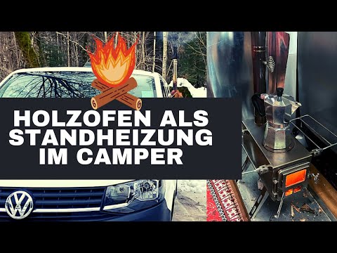 🪵 Holzofen als Standheizung im VW T6 Campervan 🔥