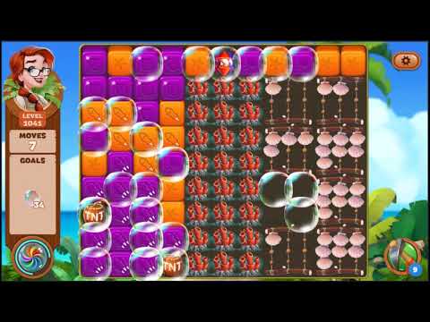 Lost Island Blast Adventure Level 1041 - NO BOOSTERS 🏝️ | SKILLGAMING ✔️