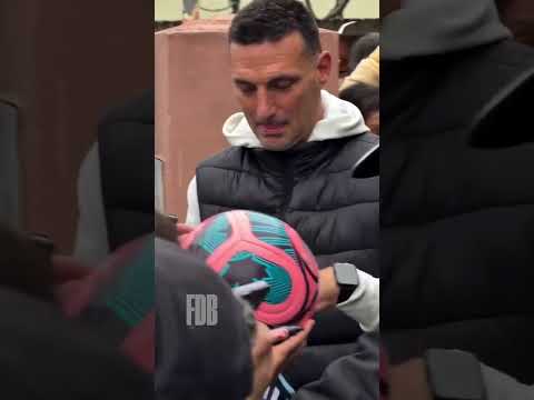 El gracioso pedido de un nene a Scaloni