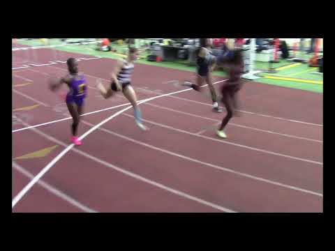 Girls 55m Hurdles Prelims and Finals - CIAC Open 2023 Indoor