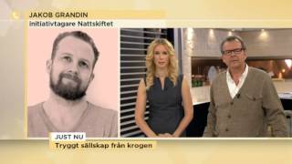 Få sällskap hem från krogen - Nyhetsmorgon (TV4)