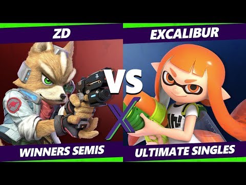 Smash Ultimate Tournament - ZD (Fox)  Vs. excalibur (Inkling) - S@X 304 SSBU Winners Semis