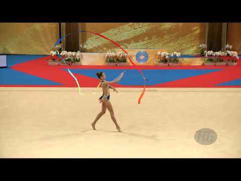 SALOS Anastasiia (BLR) - 2018 Rhythmic Worlds, Sofia (BUL) - Qualifications Ribbon