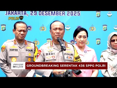 PRESISI UPDATE: WAKAPOLRI PIMPIN GROUNDBREAKING 436 SPPG, PERKUAT FASILITAS MBG POLRI 29/12/25 11.19