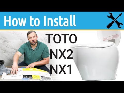 How do I install the TOTO Neorest NX1 and Neorest NX2 bidet toilet?