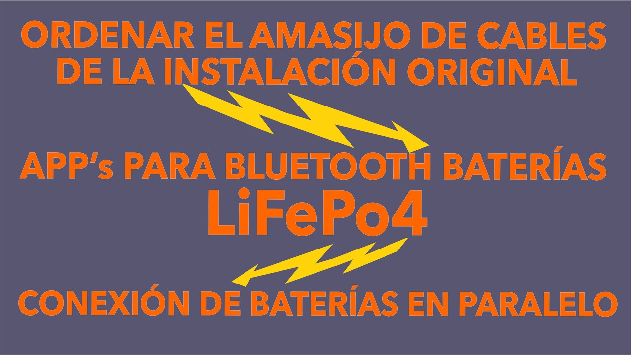 🛠🔩INSTALAMOS LAS BATERIAS⚡LiFePo4🔆 (lítio) VENTAJAS Y REPARACIÓN DEL DESASTRE ELÉCTRICO⚡ORIGINAL⚠