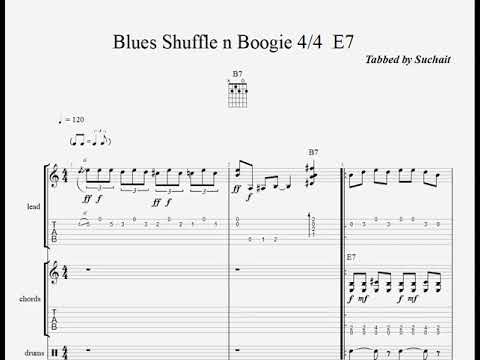 Blues Exercises   A Blues Shuffle n Boogie