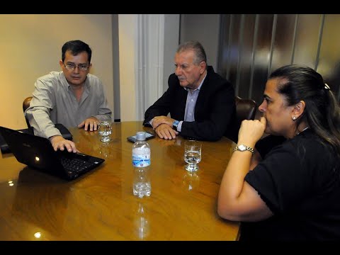 El vicegobernador Marocco recibió al administrador de la Compañía Minera Urkupiña