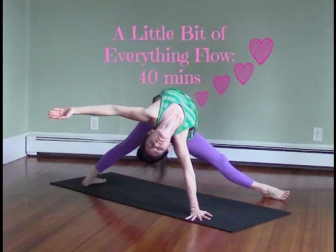 40 Minute Yoga Challenging Vinyasa Yoga Class - A Little Bit of Everything Flow