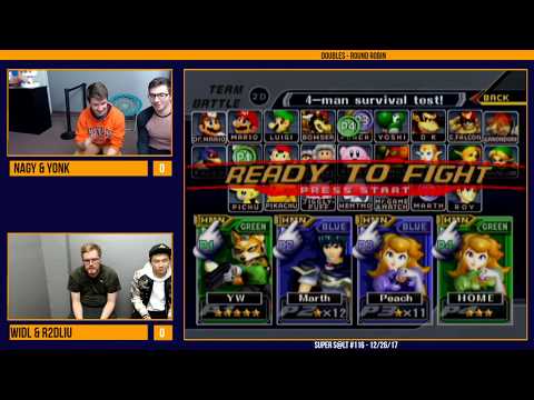 Ultra S@LT #117 | Nagy & Yonk vs Widl & R2DLiu - Doubles - Round Robin - Melee