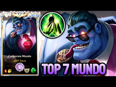 WILD RIFT DR MUNDO - TOP 7 MUNDO GAMEPLAY - SOVEREIGN RANKED