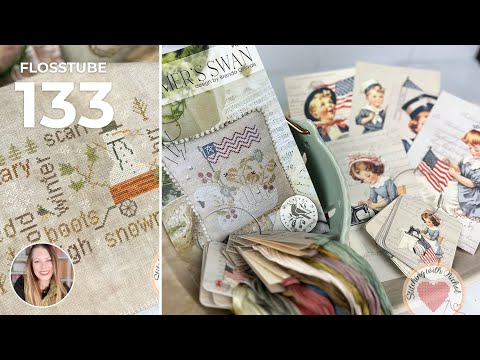 Flosstube 133 | Finished Cross Stitch, WIPS, New Quilt Project & Needlework Market Pre Order
