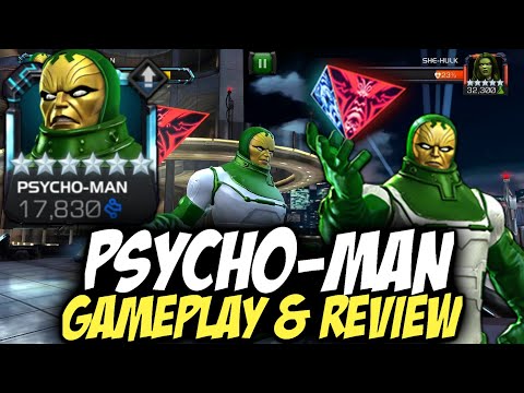 6 Star Psycho Man Gameplay & Review | Solid Utility But Where Is The Damage? | Contest Of Champions