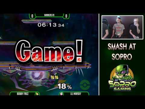 SoPro 37 SSBM - Bobby Frizz (Fox) Vs. Lil Marsky (Jigglypuff) Winners Round 1