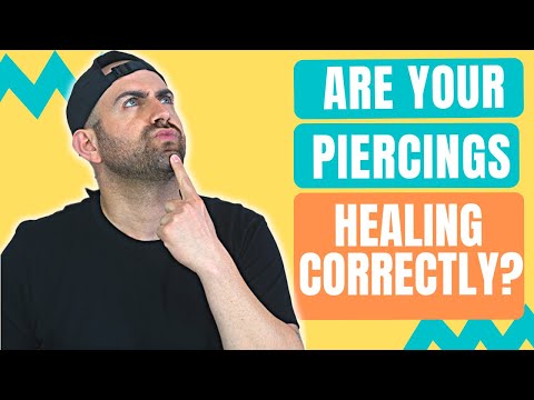 Is your piercing healing right? Check for these signs! 😬