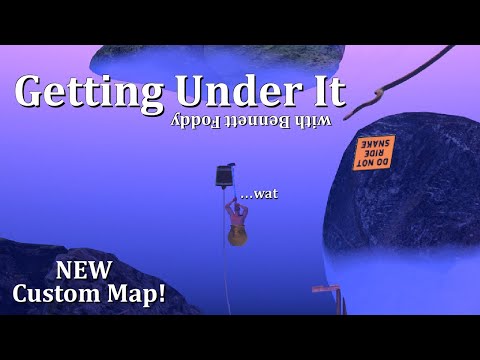 New Map Mod Buckets - MODDED Getting Over It With Bennett Foddy 