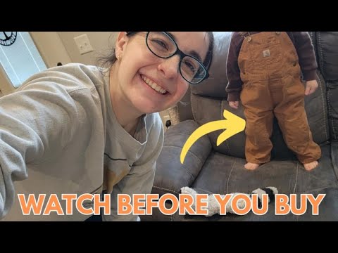 We Love These~Honest Review of Carhartt Boys' Bib Overalls