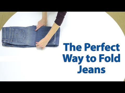 Fold Your Jeans in Seconds with this 1 Easy Tip: Closet Organizing 101