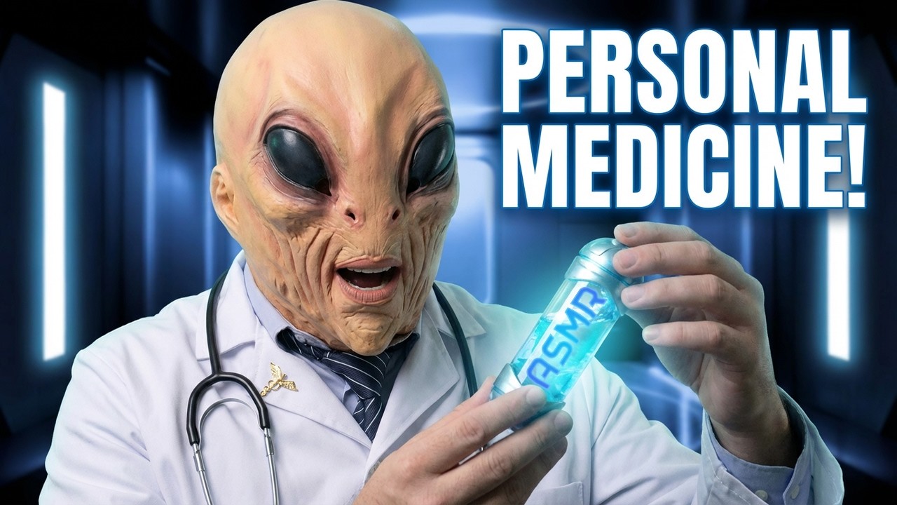 ASMR Alien Abduction and medical Exam, Personal DNA Medicine - NO TALKING ASMR roleplay for sleep