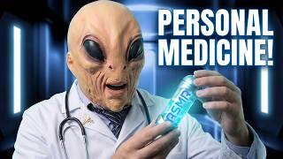 ASMR Alien Abduction and medical Exam, Personal DNA Medicine - NO TALKING ASMR roleplay for sleep