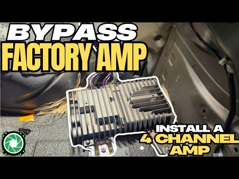 How To Bypass Factory Amplifier and Install 4 Channel Amp