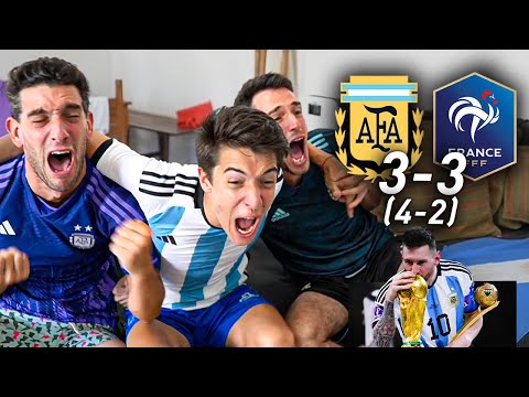 ARGENTINA 3 - FRANCE 3 - Argentine Fan Reaction - 2022 World Cup Final - Toto Bordieri