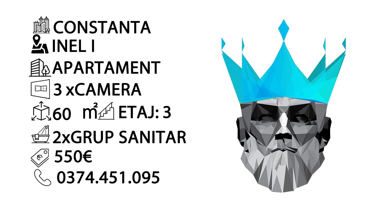 Tur video Inel I | 3 Camere | Decomandat | Centrala | Parcare | Termen lung
