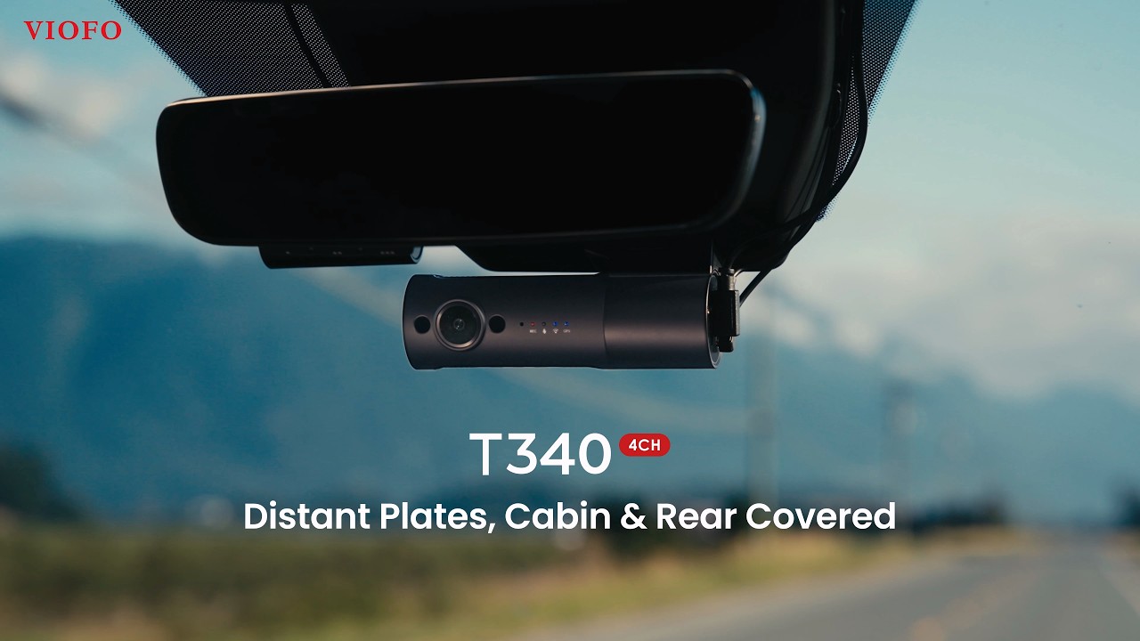 VIOFO T340 Series Dash Cam - 4 Channels. All Covered.