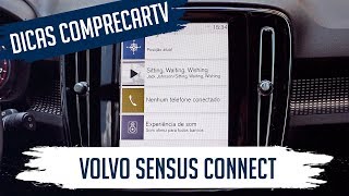 Central multimídia Volvo Sensus Connect