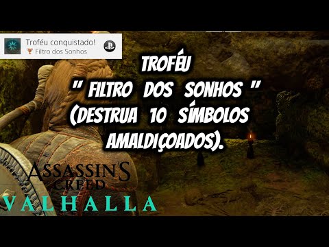 Troféu: Filtro dos Sonhos (localização dos símbolos) - ASSASSIN'S CREED VALHALLA