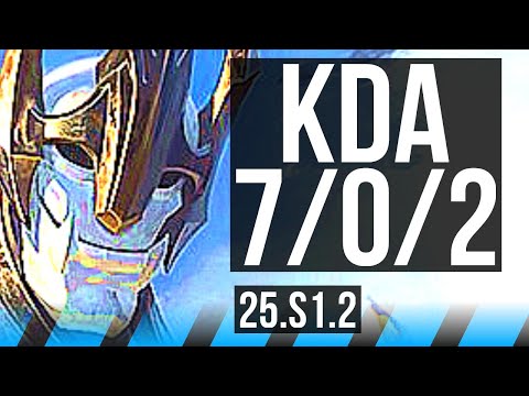 GALIO vs ZOE (MID) | 7/0/2, Godlike | KR Master | 25.S1.2