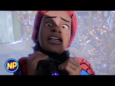 Fight At Aunt May's (Prowler Dies) | Spider-Man Into the Spider-Verse