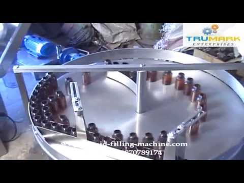 Automatic bottle filling capping machine