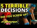 Another 5 Terrible Decisions in Cyberpunk 2077