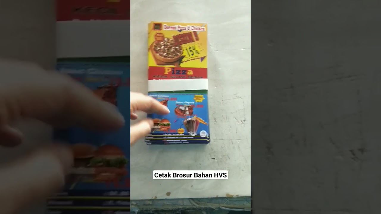 melayani cetak brosur bahan HVS #percetakan #brosur