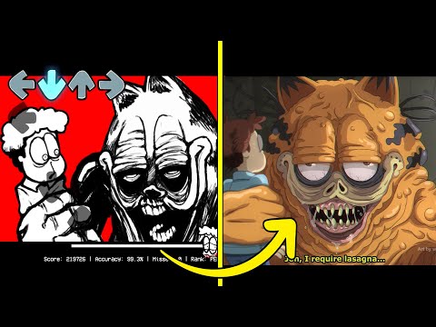 References In FNF VS Gorefield - End of Abuse | Garfield Creepypasta