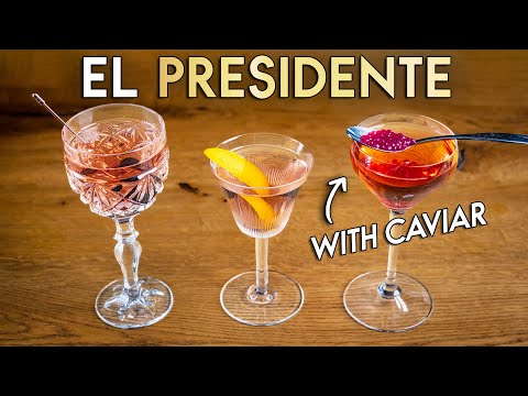 El Presidente Cocktail With Modern Approach