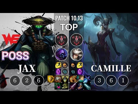 WE Poss Jax vs Camille Top - KR Patch 10.13