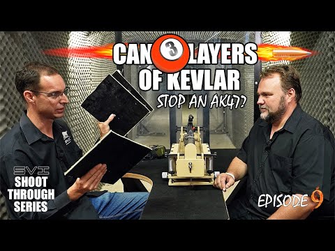SVI's "Shoot Through" Series, Episode 9: Can THREE layers of Kevlar stop an AK47 round?